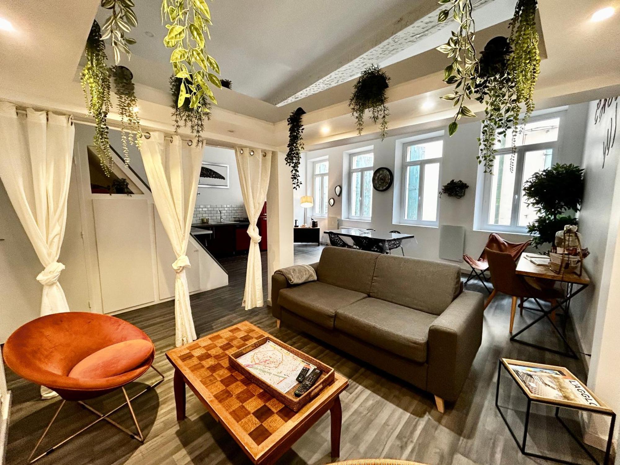 Loft Casa Wi Hyper Centre - Parking-clim Appartement Perpignan